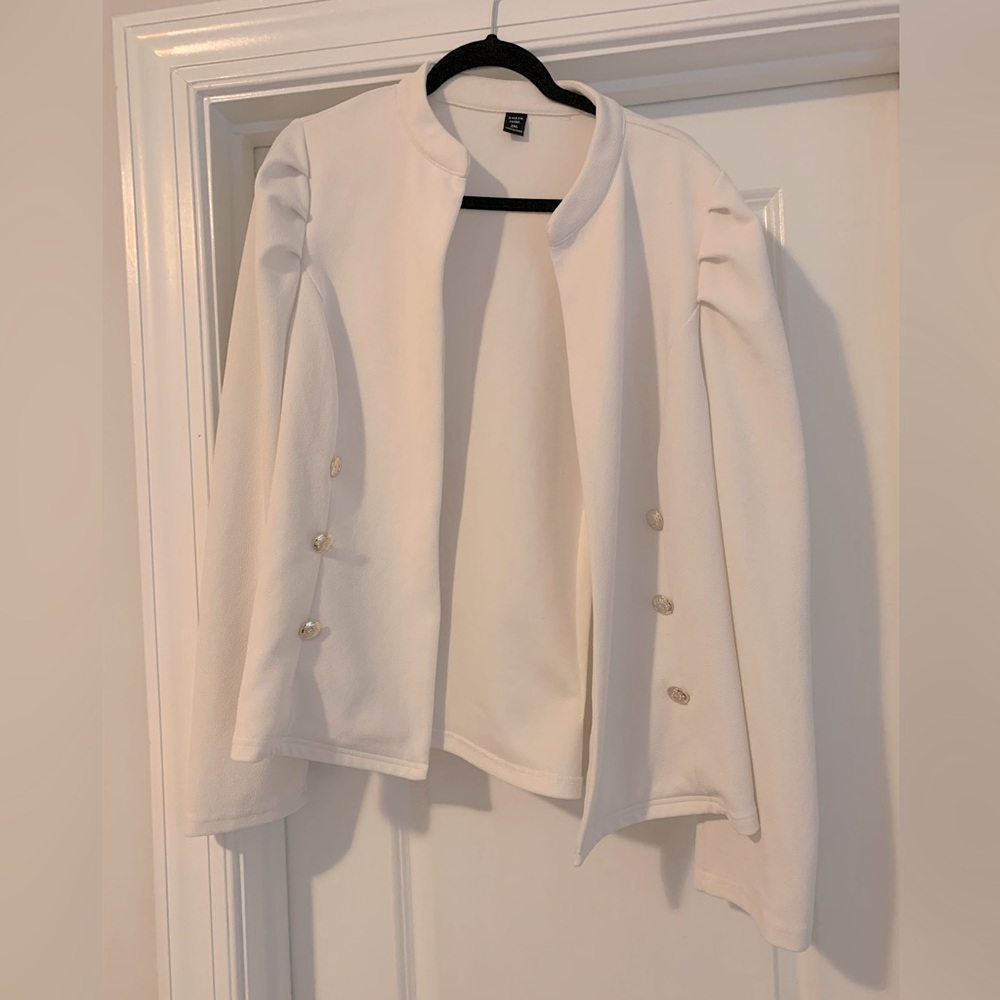 SHEIN Clasi Plus Double Button Jacket